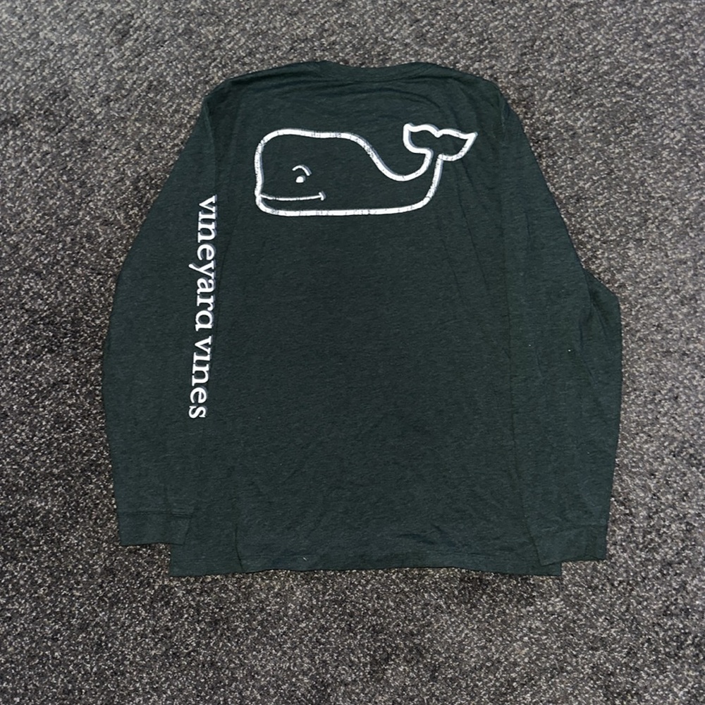 Vintage Whale Long-Sleeve Pocket Tee - Picture 2 of 3